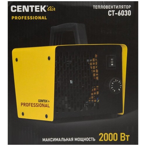 Тепловентилятор CENTEK CT-6030 (желтый/черный) 8