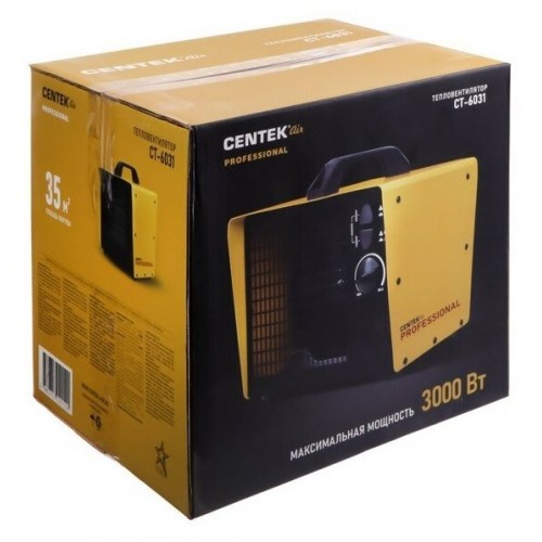 Тепловентилятор CENTEK CT-6031 (желтый/черный) 7
