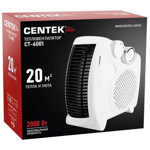 Тепловентилятор CENTEK СТ-6001 (белый) 4