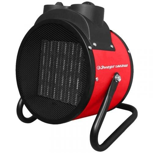 Тепловентилятор Энергомаш ТП-2000К (черный/красный) 4