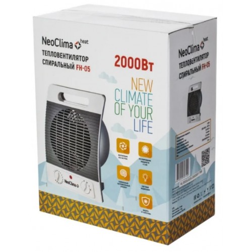 Тепловентилятор NeoClima FH-05 (серебристый) 2