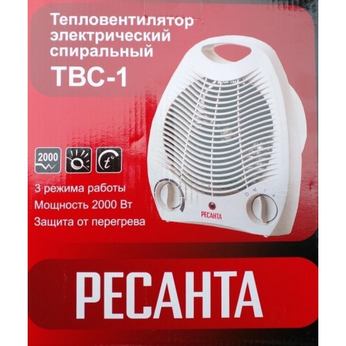 Тепловентилятор РЕСАНТА ТВC-1 (белый) 7