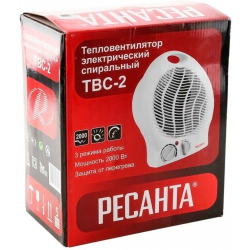Тепловентилятор РЕСАНТА ТВC-2 (белый) 3