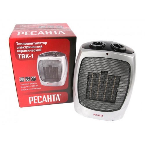 Тепловентилятор РЕСАНТА ТВК-1 (серебристый) 2