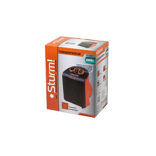 Тепловентилятор Sturm! FH 2001 (черный/оранжевый) 7