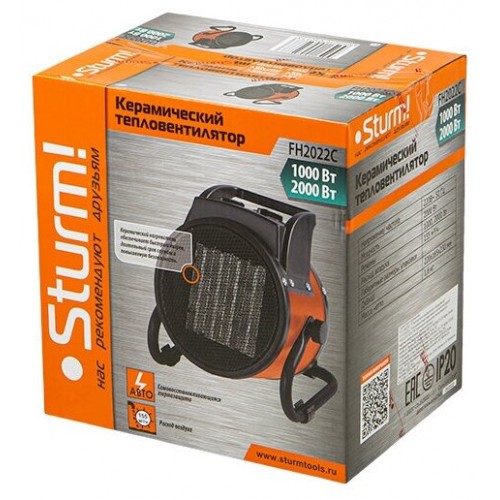 Тепловентилятор Sturm! FH2022C (оранжевый) 5