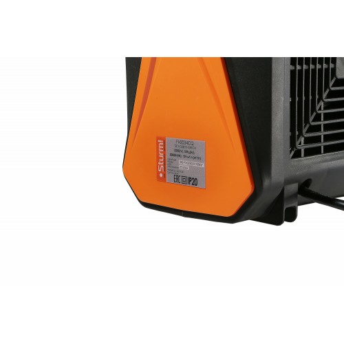 Тепловентилятор Sturm FH2034CQ (черный/оранжевый) 3