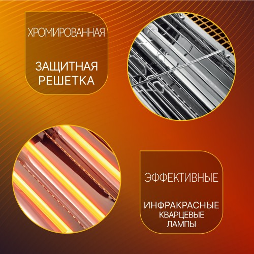 Инфракрасный обогреватель Ballu BIH-LM-1.5-R (желтый) 3