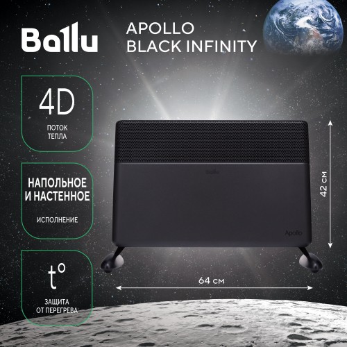 Конвектор Ballu Apollo digital INVERTER Black Infinity BEC/ATI-2003 (черный) 1
