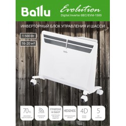 Конвектор Ballu Evolution Digital Inverter BEC/EVI4-1500 (белый)