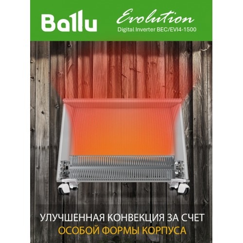Конвектор Ballu Evolution Digital Inverter BEC/EVI4-1500 (белый) 6