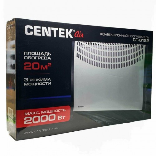 Конвектор CENTEK CT-6122 (белый/черный) 6