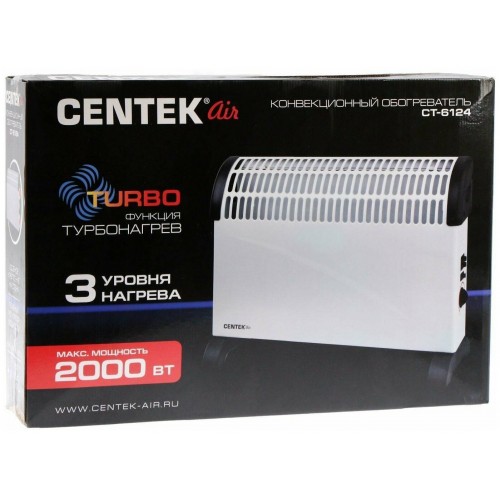 Конвектор CENTEK CT-6124 (белый/черный) 5