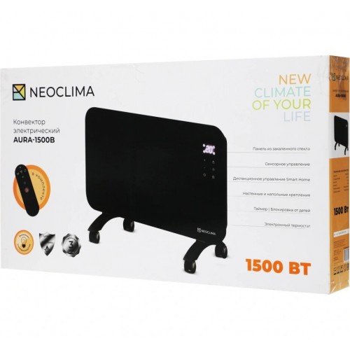 Конвектор NeoClima AURA-1500B (черный) 4