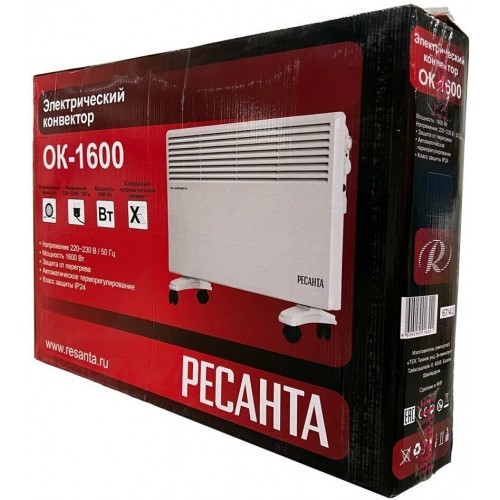 Конвектор РЕСАНТА ОК-1600 (белый) 1