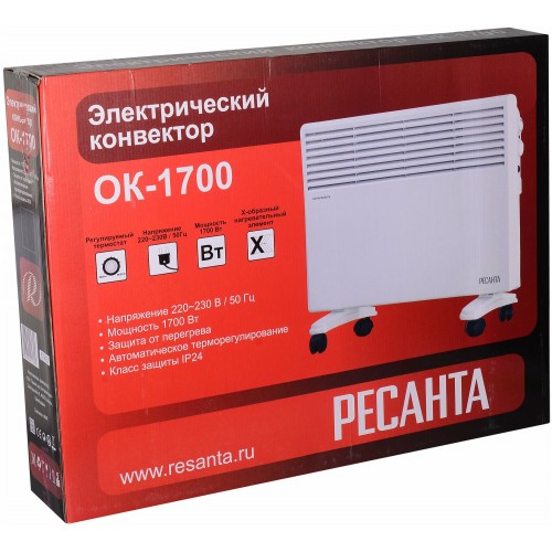 Конвектор РЕСАНТА ОК-1700 (белый) 5
