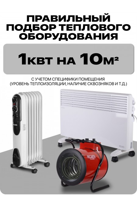 Конвектор РЕСАНТА ОК-2000СЧ (черный) 9