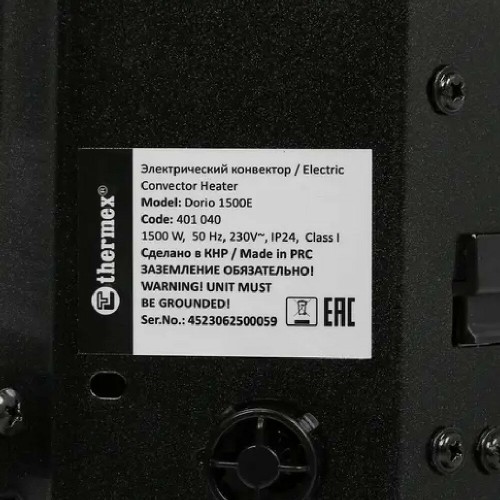 Конвектор Thermex Dorio 1500E (черный) 8