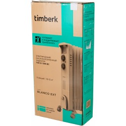 Масляный радиатор Timberk TOR 21.1005 BC (белый)