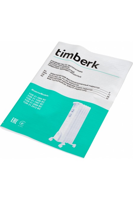 Масляный радиатор Timberk TOR 21.1005 BC (белый) 9