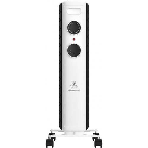 Масляный радиатор Royal Clima Laggio Nero ROR-LN9-2000M (белый/серый) 3