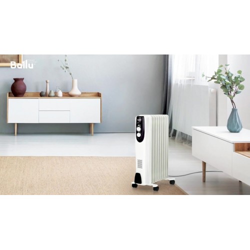 Масляный радиатор Ballu Classic BOH/CL-07BRN (черный) 4
