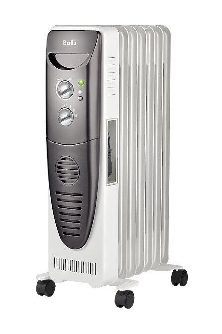 Масляный радиатор Ballu Turbo BOH/TB-07FH (белый) 