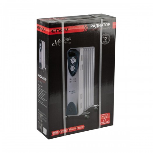 Масляный радиатор Engy EN-2207 Modern (белый) 3