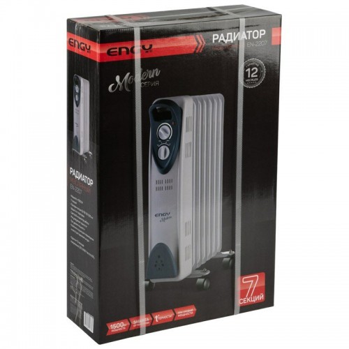 Масляный радиатор Engy EN-2207 Modern (белый) 5