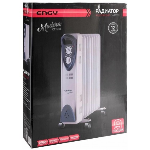 Масляный радиатор Engy EN-2209 Modern (белый) 4