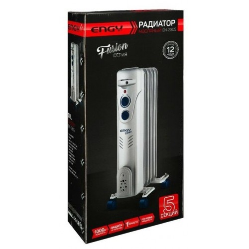 Масляный радиатор Engy EN-2305 Fusion (белый) 4