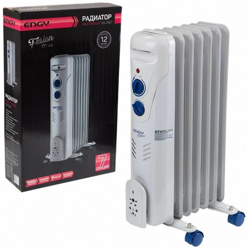 Масляный радиатор Engy EN-2307 Fusion (белый) 2