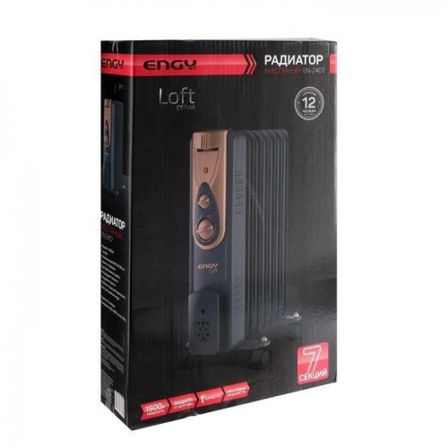 Масляный радиатор Engy EN-2407 Loft (черный) 7