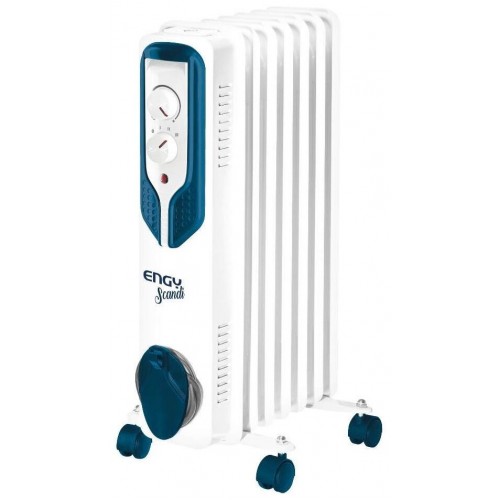 Масляный радиатор Engy EN-2507 Scandi (белый/синий) 