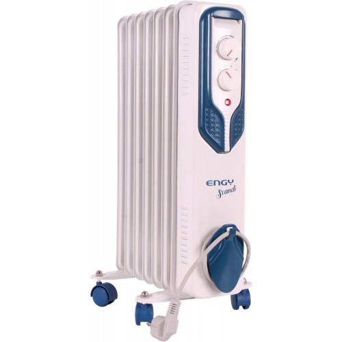 Масляный радиатор Engy EN-2507 Scandi (белый/синий) 5