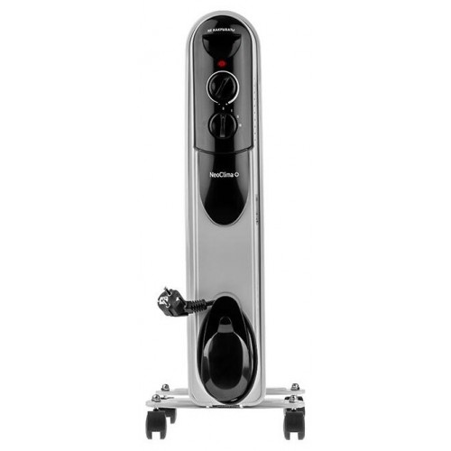 Масляный радиатор NeoClima NC-9307 (серебристый) 2