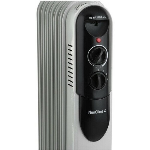 Масляный радиатор NeoClima NC-9307 (серебристый) 3