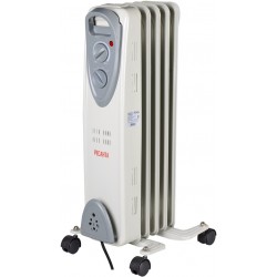 Масляный радиатор РЕСАНТА ОМ-5Н (67/3/6) (белый)