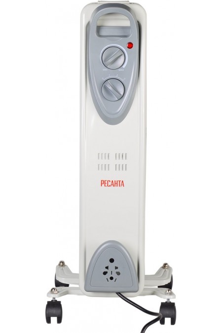 Масляный радиатор РЕСАНТА ОМ-5Н (67/3/6) (белый) 1