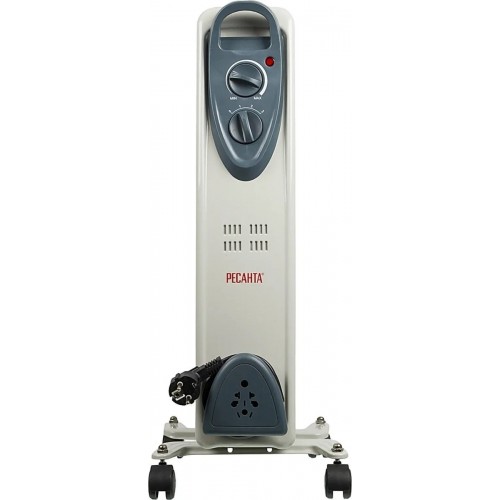 Масляный радиатор РЕСАНТА ОМ-5Н (67/3/6) (белый) 1