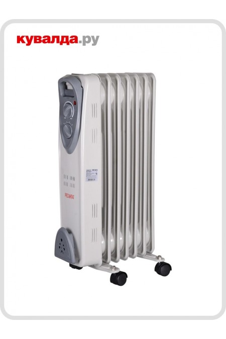 Масляный радиатор РЕСАНТА ОМ-7Н (67/3/7) (белый) 