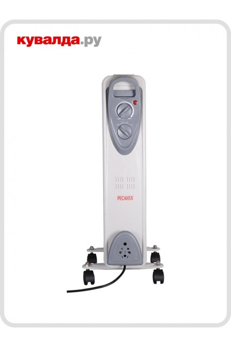 Масляный радиатор РЕСАНТА ОМ-7Н (67/3/7) (белый) 3