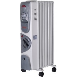 Масляный радиатор РЕСАНТА ОМ-7НВ (67/3/10) (белый/серый)