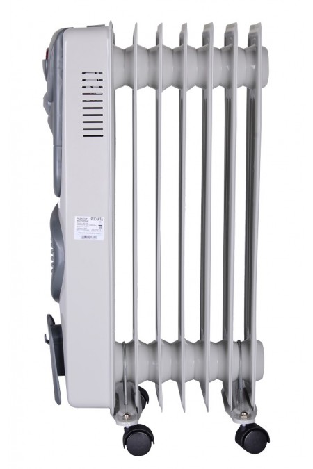Масляный радиатор РЕСАНТА ОМ-7НВ (67/3/10) (белый/серый) 2