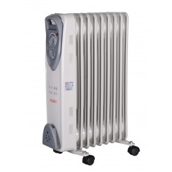 Масляный радиатор РЕСАНТА ОМ-9Н (67/3/8) (белый)