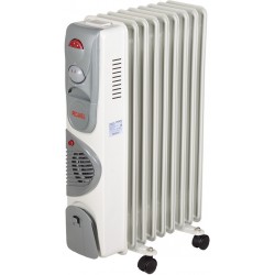 Масляный радиатор РЕСАНТА ОМ-9НВ (67/3/11) (белый/серый)