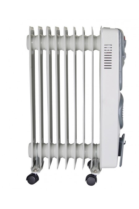 Масляный радиатор РЕСАНТА ОМ-9НВ (67/3/11) (белый/серый) 2