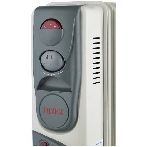 Масляный радиатор РЕСАНТА ОМ-9НВ (67/3/11) (белый/серый) 