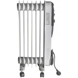 Масляный радиатор РЕСАНТА ОМПТ-7Н (67/3/3) (белый/серебристый)