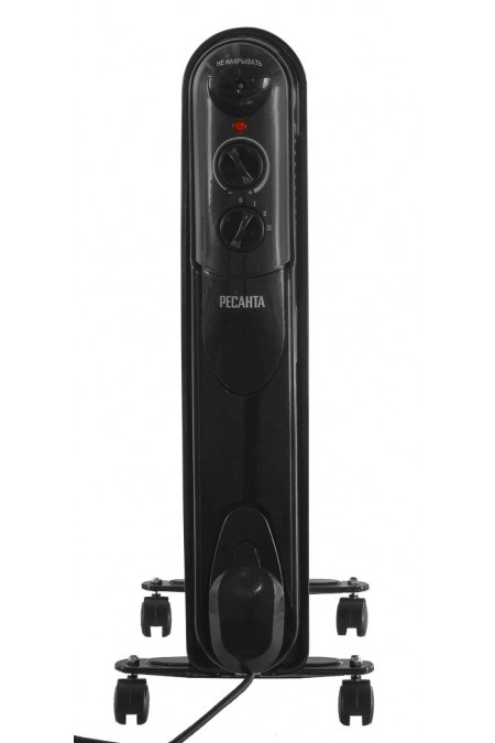 Масляный радиатор РЕСАНТА ОМПТ-7НЧ (67/3/13) (черный) 1